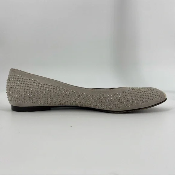 Balenciaga y2k Gray Studded Ballet Flats - Picture 13 of 16